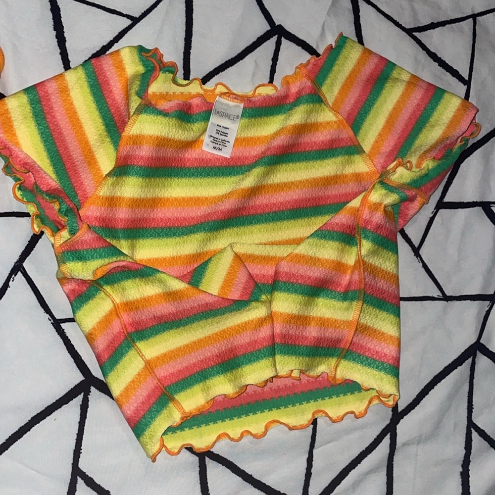 L Space NWOT 3 Piece Set  MSRP $328 "Under The Sun" Bikini & Rash Guard - Picture 11 of 15
